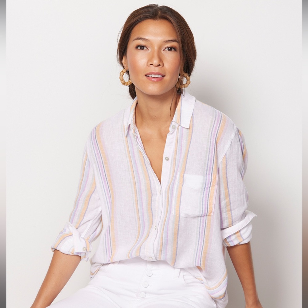 Rails Charli Striped Long Sleeve Striped Multi Co… - image 1